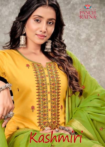 Kashmiri By Panch Ratna Casual Wear Embroidery Salwar Suit Collection